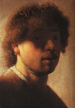 REMBRANDT Harmenszoon van Rijn A young Rembrandt oil painting picture